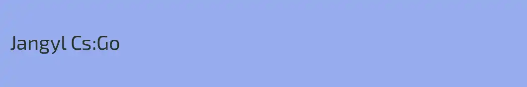 Jangyl Cs:Go